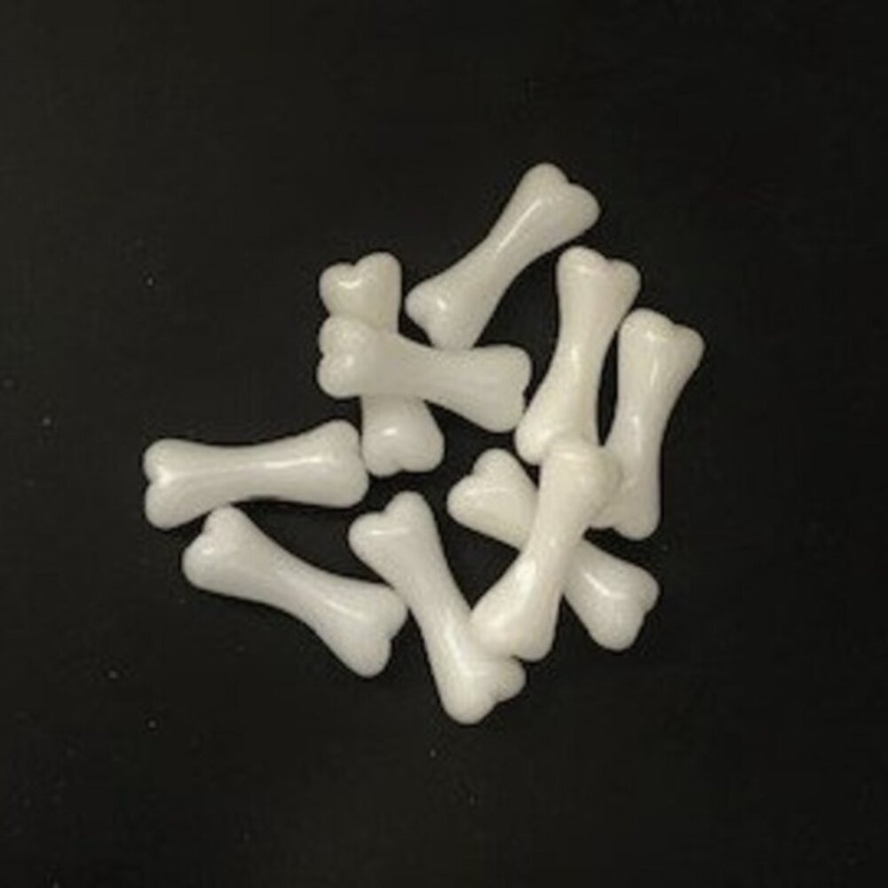 24 Pcs Miniature Bones Crafting Halloween Display Fantasy Diorama